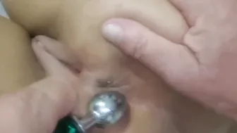I get a ass plug and easy cash from the mature sucker.
