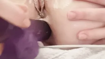 Menstrual Period Double Sex Toys Penetration Orgasm Day one