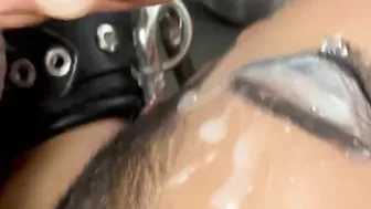 Anal Training and Stretching my Cum Dumpster Skank watch into her Asshole with Facial Compilation Cum