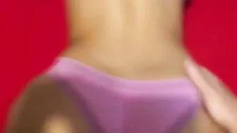 Jeans / Pink Underwear Dry Humping Booty Ultil he Ejaculates inside his Leggings [2]