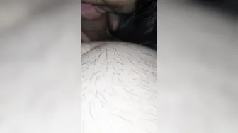 Step Milf Mouth Full of Cum Blowing Penis during an Interview for Playboy