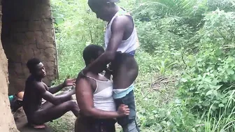 Some where inside Africa married house wifey caught by the hubby having