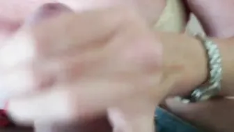Milf with crazy sexy jugs blows and swallows gallons of cum