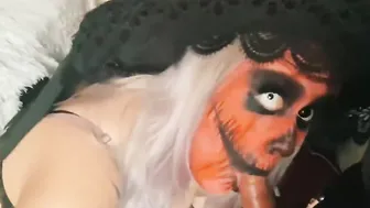PUMPKIN King Rearranging PUMPKIN Wife’s Guts