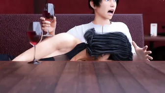 50 - Turned On cougar Head her Boy into a Restaurant (dubbing - Milfy City)