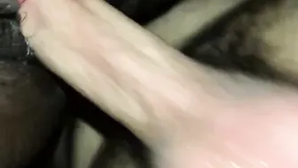 Beating her Juicy Chocolate Twat from behind