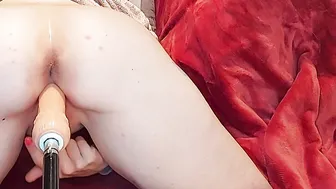 Blonde Skank Wifey Takes Huge Cock into her Dripping Vagina has three Orgasms