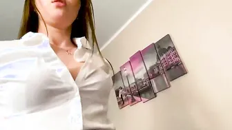 My hubby is waiting downstairs while my boss fucks me