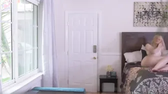 NANNYSPY Masturbating Dyke Nanny tries Cock to Save Job