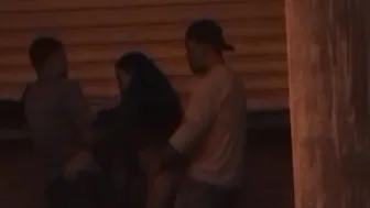 Having Sex with Various Strangers at the Beach Kiosk