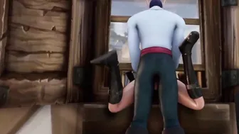Elf Thieve Stuck on a Window Whorecraft TOA