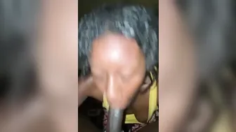 Throatpie into her Momma Living Room