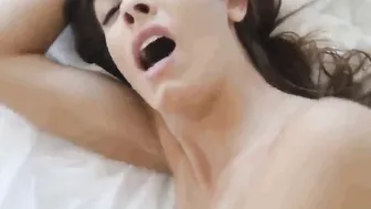 Ramming StepSisters Snatch Really Rough On White Sheets - Charity Crawford -