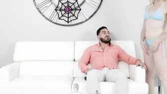 Stepbrother letting his Bae stepsister how beautiful she riding a cock