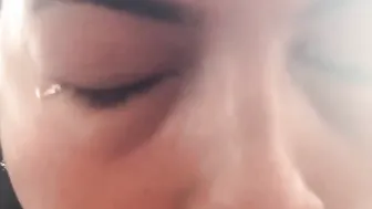 PR oral sex game dirty with gigantic sloppy bubbles