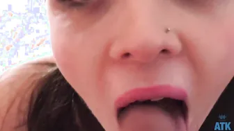 Slobbery Deep Throat Head  Hardcore Screwed Aliya Brynn ATK Girlfriends