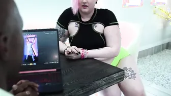 Gigantic booty BBW skank Princess Dandy getting banged by bbcs