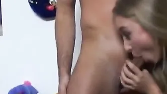 Blonde and dark hair big titted tourists gotten banged into 3some