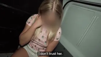 DEVIANTE - Thicc blonde teenie slapped choked and plowed
