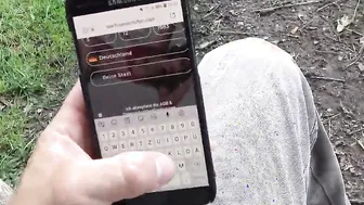 OUTDOORS: German FATHER fucks cougar with GLASSES at forest edge (OUTSIDE): MIA