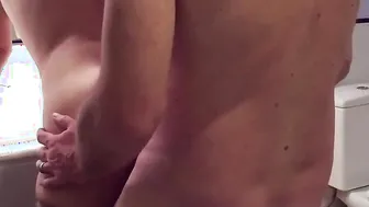 Slutty Tinder Date Fingered her Cunt on the Bar and Getting Pounded into the Wc - Kinky Dasha
