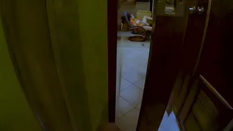 mom Fiance CAUGHT Fucking a Sex Toy Hubby Spies and Jerks off on her Face - TonyaTheTease