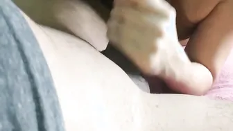Cuckold lets ex-wife offer another male oral sex