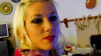 slender french blonde bitch at outside amateur anal sex