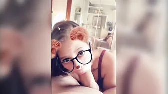 Snap chat blowing and fucking
