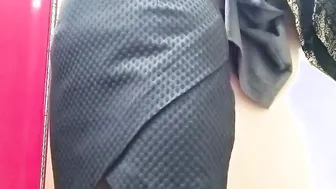 Gigantic Hot Belly and Luxurious Butt inside the Fitting Room