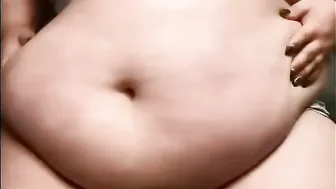 SSBBW Having Fun with Big Belly and Gigantic Boobies