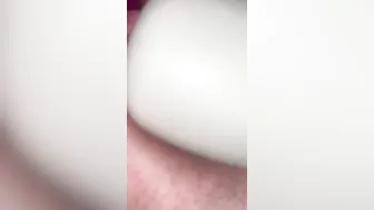 Blasting her Leaking Vagina with her Favorite Vibrators