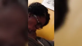 Snuck him inside just to Gives him Fellatio Part two