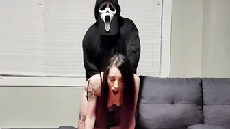 Ghostface Fucks sexy  Jizzes on her Booty