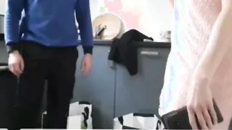 Challenge  She boned with delivery man