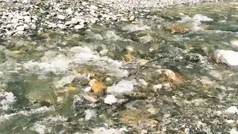 Goddess Blonde milf Smokes Outside inside Nature between Mountains