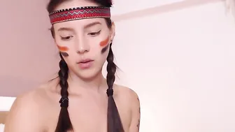 Native porn video – Thin Hispanic looks irresistible and pure into her Native Ame