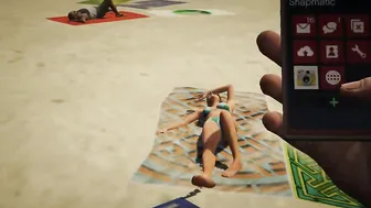 babe Girls on Outside Beach-GTA