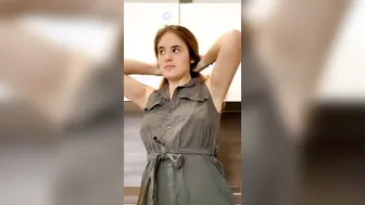 Russian young porn actress RitaFox has fun on camera