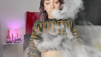Inked Colombian Otaku finger fuck herself for all her follo
