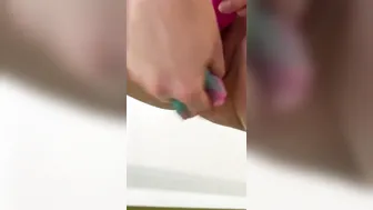 Squirting all over the Chair inside the Hotel Room