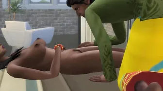 indian brother helps his nymphomaniac sister finding her inside bed nude after