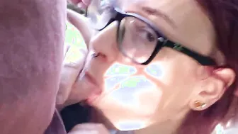 Church porn video – Outdoor sucking by a ginger 19 yo near a church inside