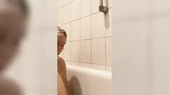 Voyeur camera into the shower