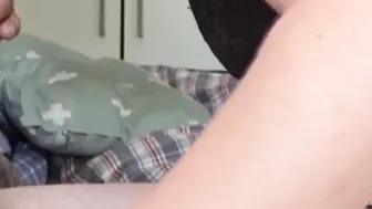 Foot and Huge Toy into Mouth Covered into Cum LCoF 8/10 Feetcouple69 Loves Toejob Bj and Facial