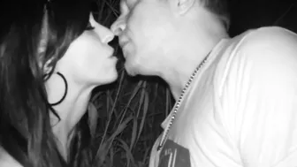 Babe mom Blows Husbands Penis at the Beach Filmed on Night Vision Web Cam.