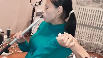 My sluts always knows when I want her - Lesbo-illusion