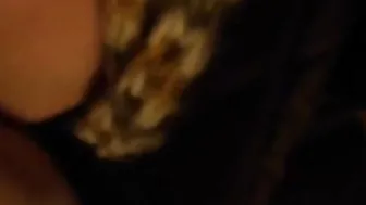 First Date porn video – 18 year old dick blowing inside the parking garage