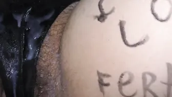 Gigantic boobed fiance turned inside cum covered bimbo inside RP