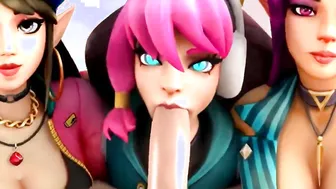 Paladins Girls Love to Suck Cock